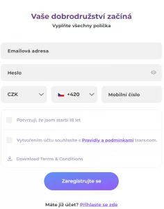 tsars casino registrase